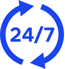 7/24 Hours Service