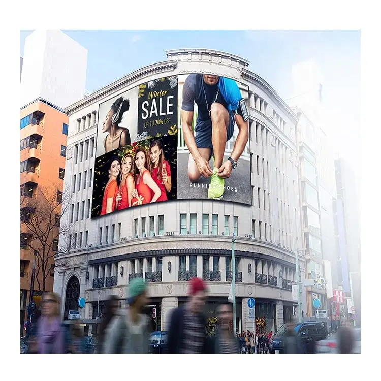 Outdoor Curved LED billboard