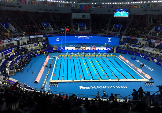 Assist The 14th swimming Championships in2018